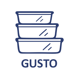 серия GUSTO (контейнеры с разделителем, 2 секции)